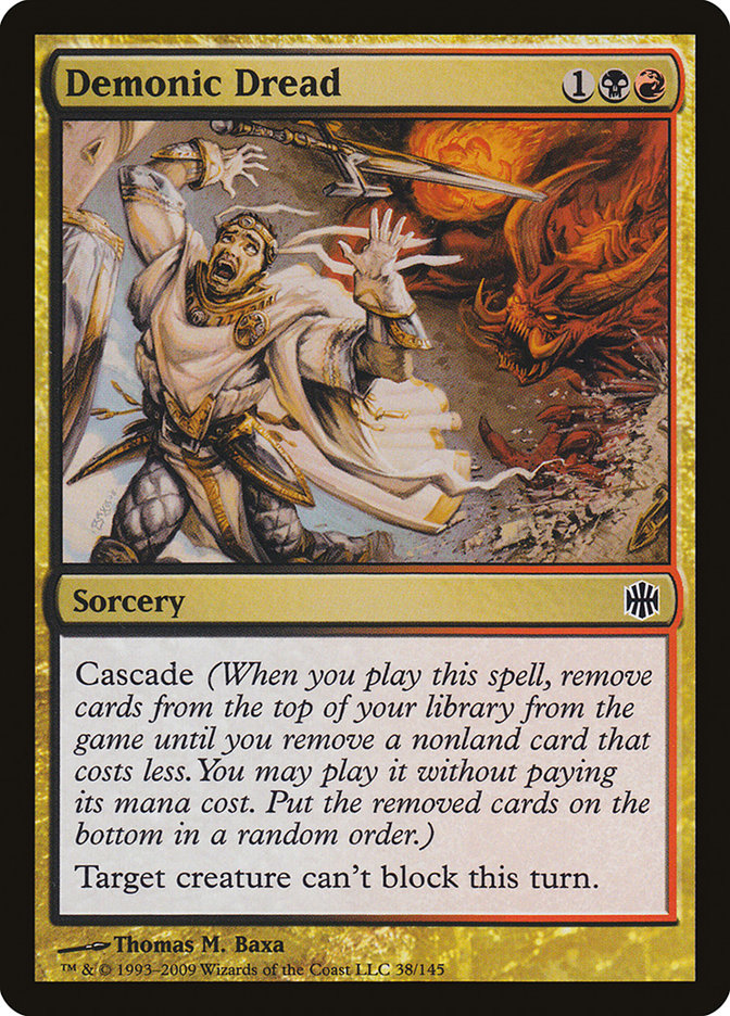 Demonic Dread [Alara Reborn] | Webway Games