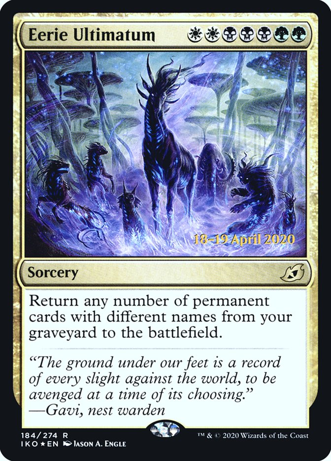 Eerie Ultimatum  [Ikoria: Lair of Behemoths Prerelease Promos] | Webway Games