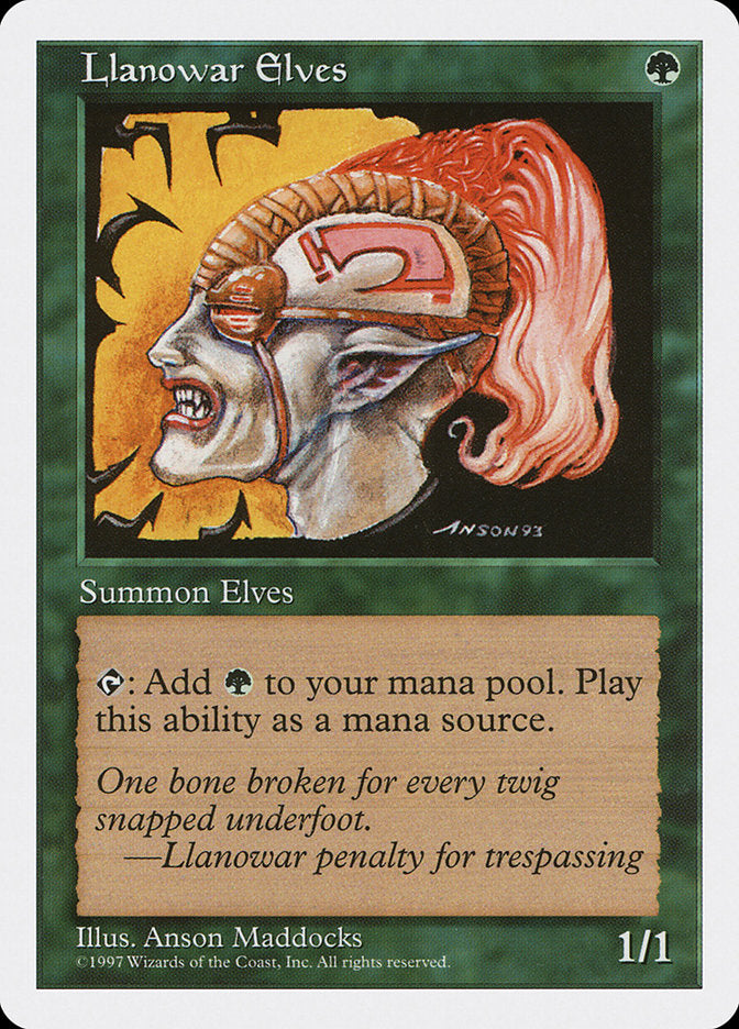 Llanowar Elves [Fifth Edition] | Webway Games