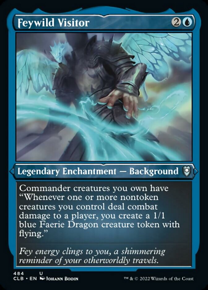 Feywild Visitor (Foil Etched) [Commander Legends: Battle for Baldur's Gate] | Webway Games