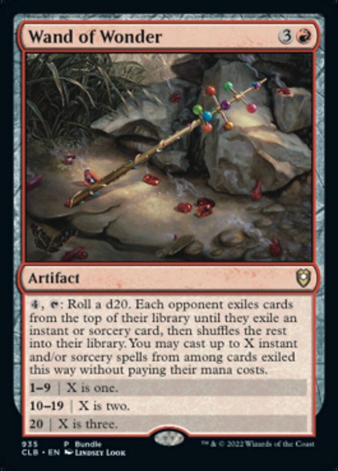 Wand of Wonder (Bundle) [Commander Legends: Battle for Baldur's Gate] | Webway Games