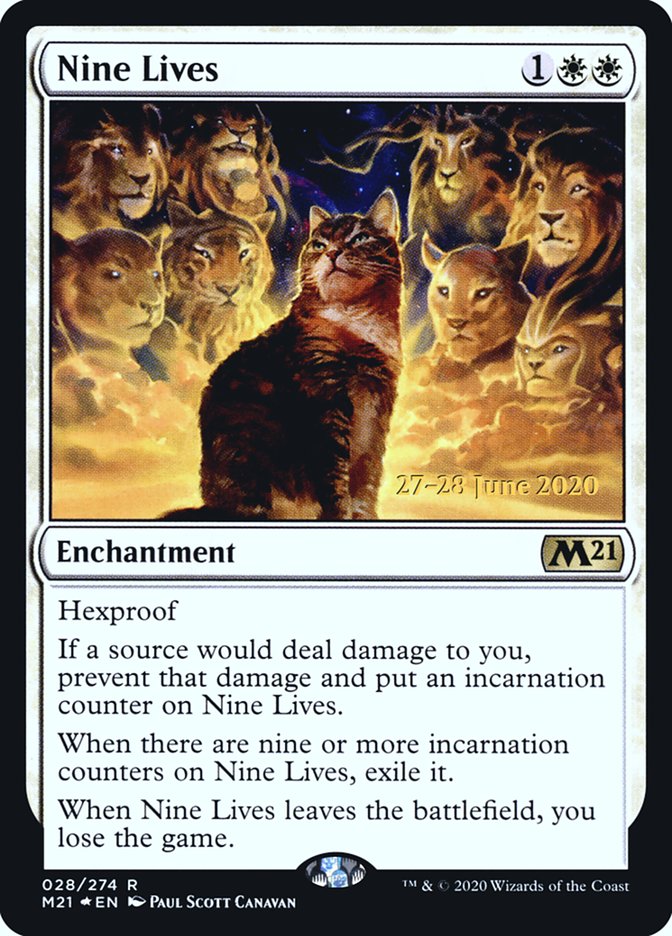 Nine Lives  [Core Set 2021 Prerelease Promos] | Webway Games