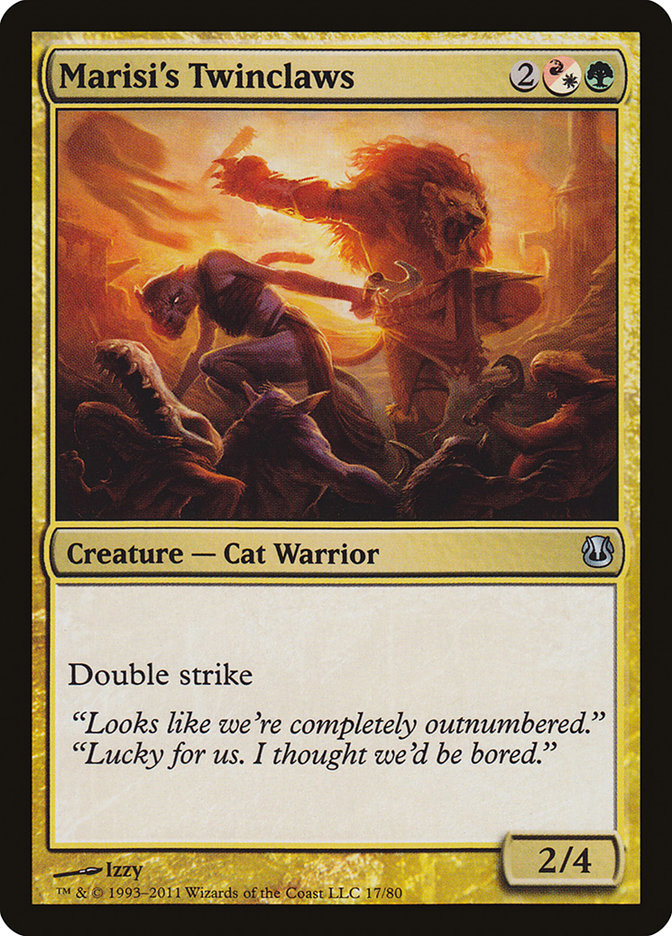 Marisi's Twinclaws [Duel Decks: Ajani vs. Nicol Bolas] | Webway Games