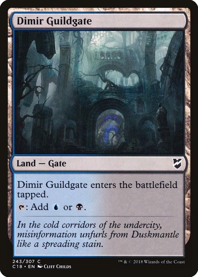 Dimir Guildgate [Commander 2018] | Webway Games