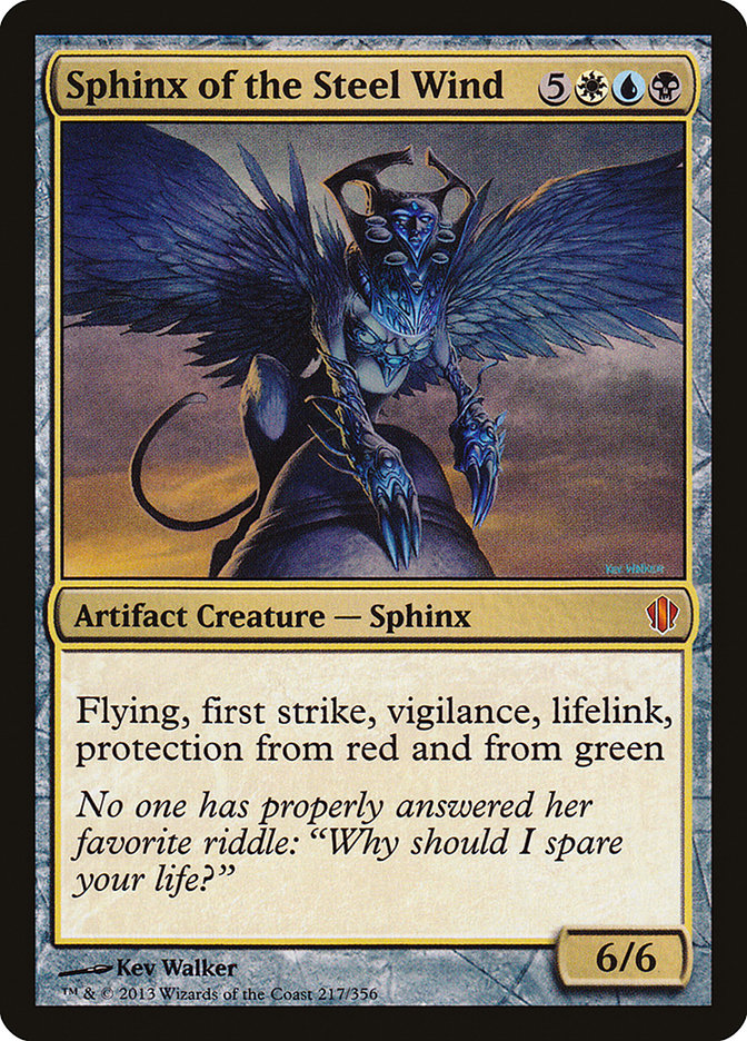Sphinx of the Steel Wind [Commander 2013] | Webway Games