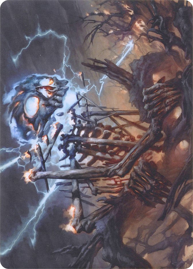 Lightning Skelemental (Art Series) [Art Series: Modern Horizons] | Webway Games