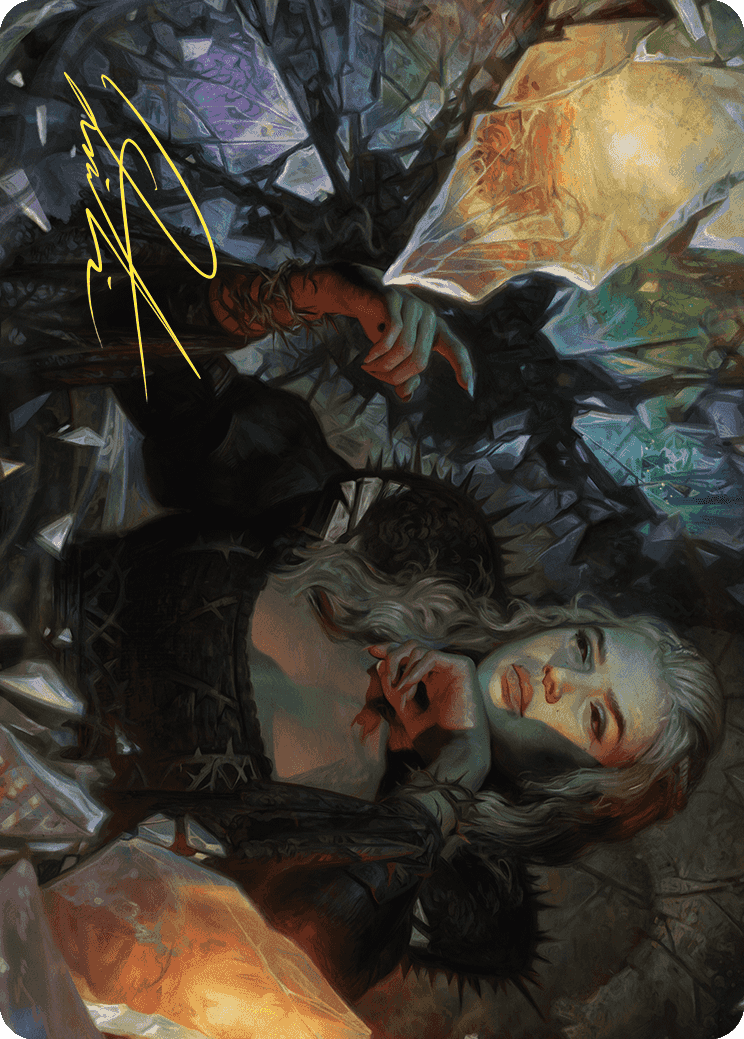 Prophetic Prism Art Card (Gold-Stamped Signature) [Wilds of Eldraine Art Series] | Webway Games
