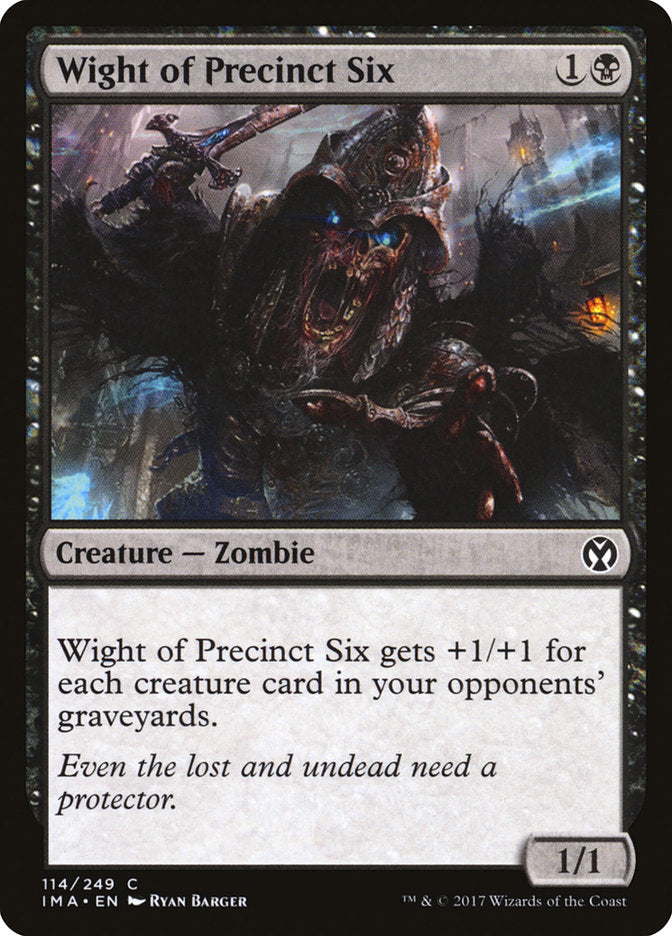 Wight of Precinct Six [Iconic Masters] | Webway Games
