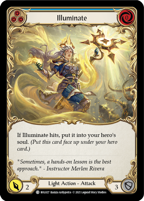 Illuminate (Blue) [BOL027] (Monarch Boltyn Blitz Deck) | Webway Games