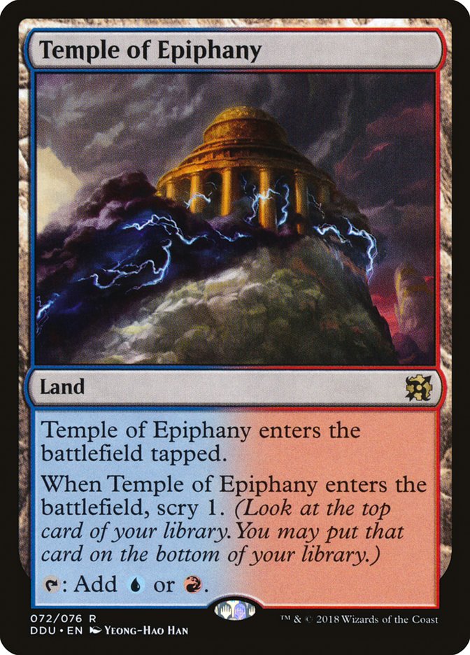 Temple of Epiphany [Duel Decks: Elves vs. Inventors] | Webway Games