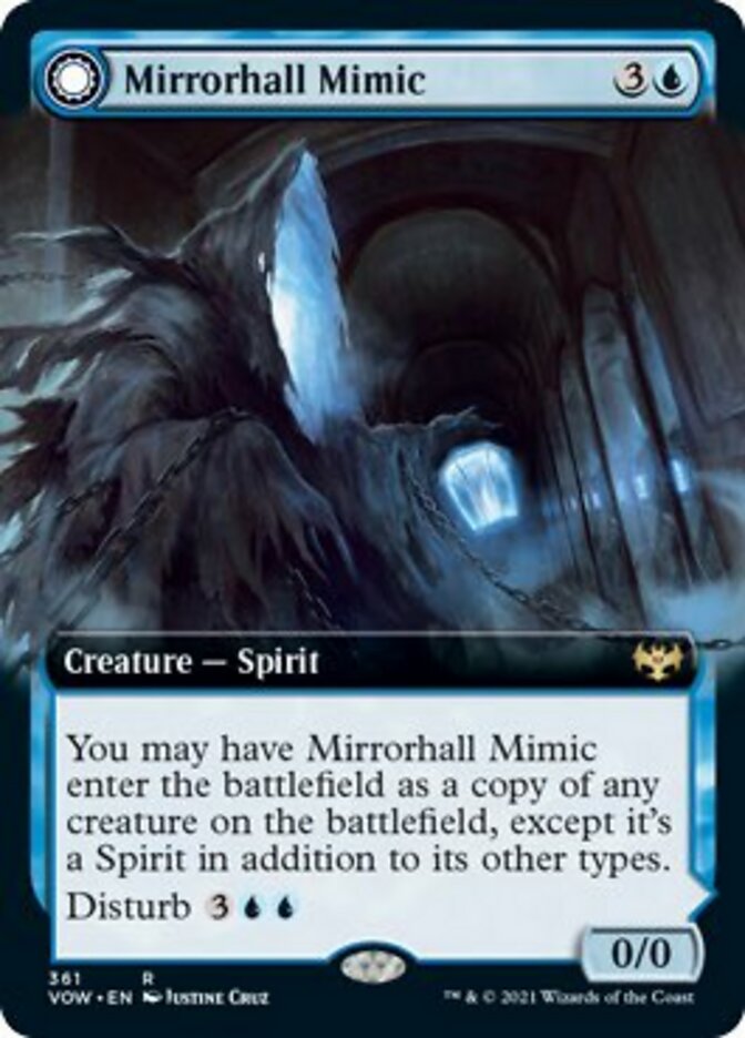 Mirrorhall Mimic // Ghastly Mimicry (Extended) [Innistrad: Crimson Vow] | Webway Games