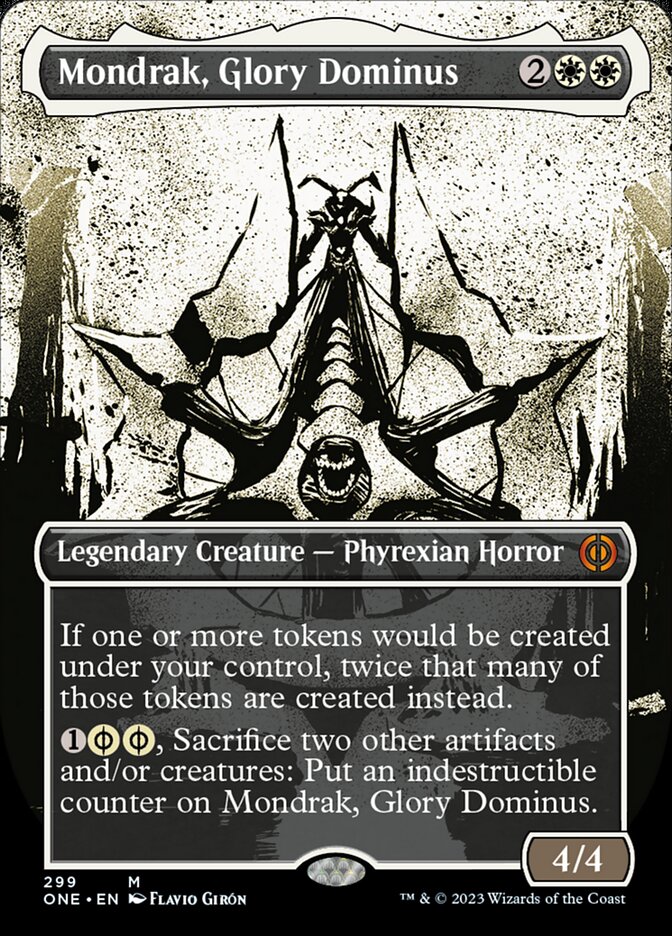 Mondrak, Glory Dominus (Borderless Ichor) [Phyrexia: All Will Be One] | Webway Games
