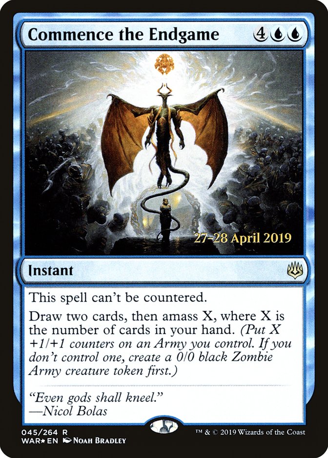 Commence the Endgame  [War of the Spark Prerelease Promos] | Webway Games