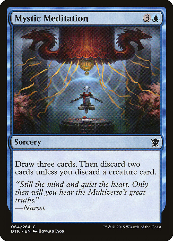 Mystic Meditation [Dragons of Tarkir] | Webway Games
