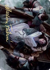 Return Upon the Tide Art Card (Gold-Stamped Signature) [Kaldheim: Art Series] | Webway Games