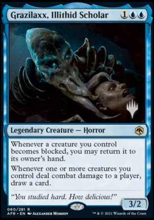 Grazilaxx, Illithid Scholar (Promo Pack) [Dungeons & Dragons: Adventures in the Forgotten Realms Promos] | Webway Games