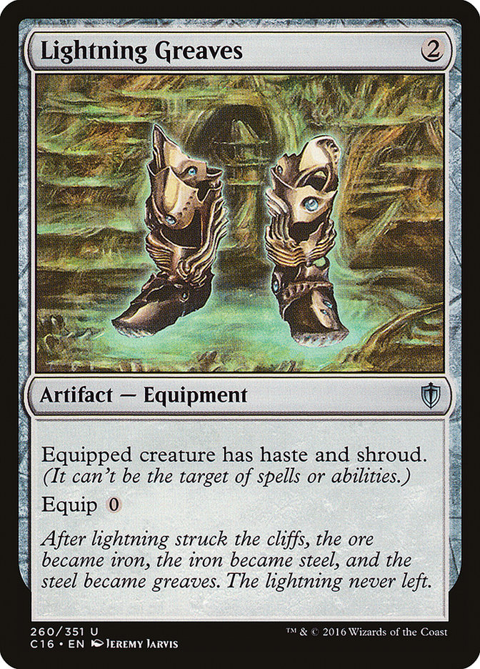 Lightning Greaves [Commander 2016] | Webway Games
