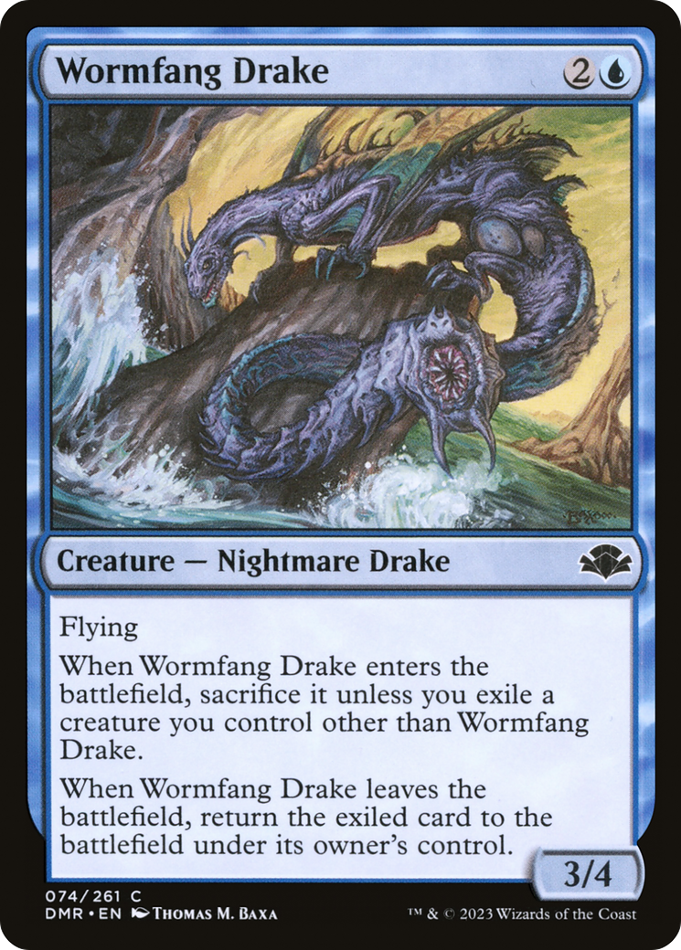 Wormfang Drake [Dominaria Remastered] | Webway Games