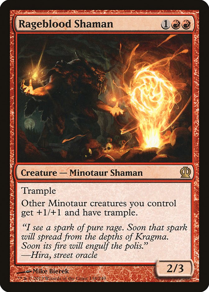 Rageblood Shaman [Theros] | Webway Games