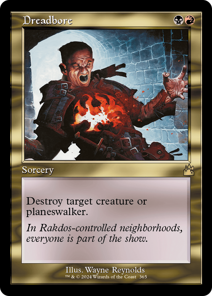 Dreadbore (Retro Frame) [Ravnica Remastered] | Webway Games