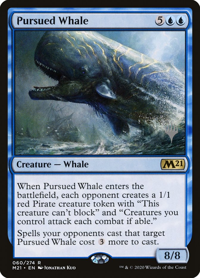 Pursued Whale (Promo Pack) [Core Set 2021 Promos] | Webway Games