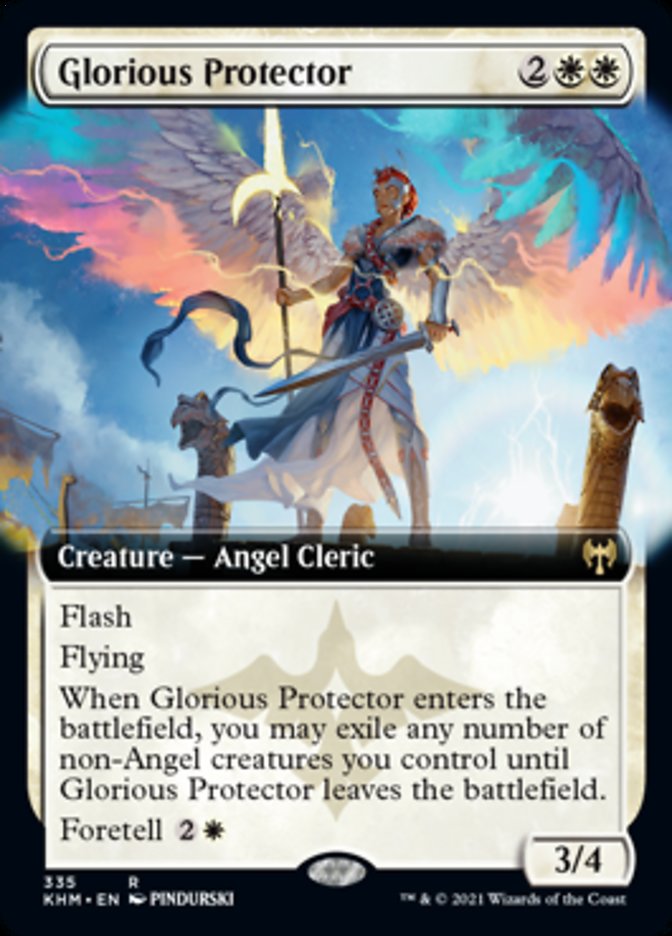 Glorious Protector (Extended Art) [Kaldheim] | Webway Games