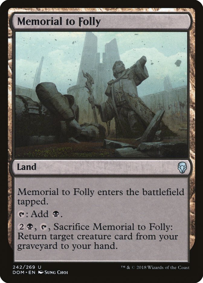 Memorial to Folly [Dominaria] | Webway Games