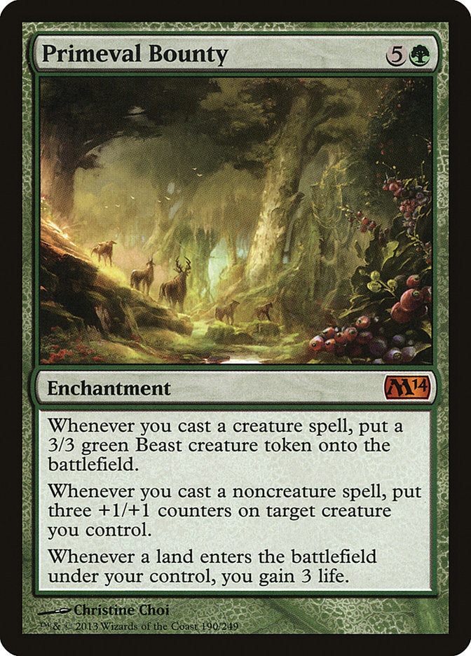 Primeval Bounty [Magic 2014] | Webway Games