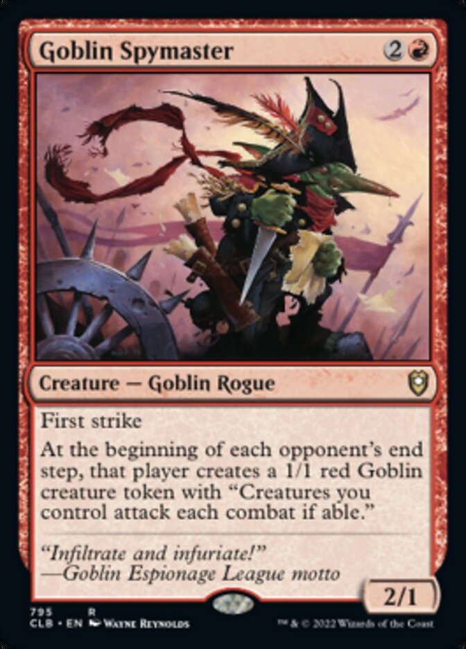 Goblin Spymaster [Commander Legends: Battle for Baldur's Gate] | Webway Games
