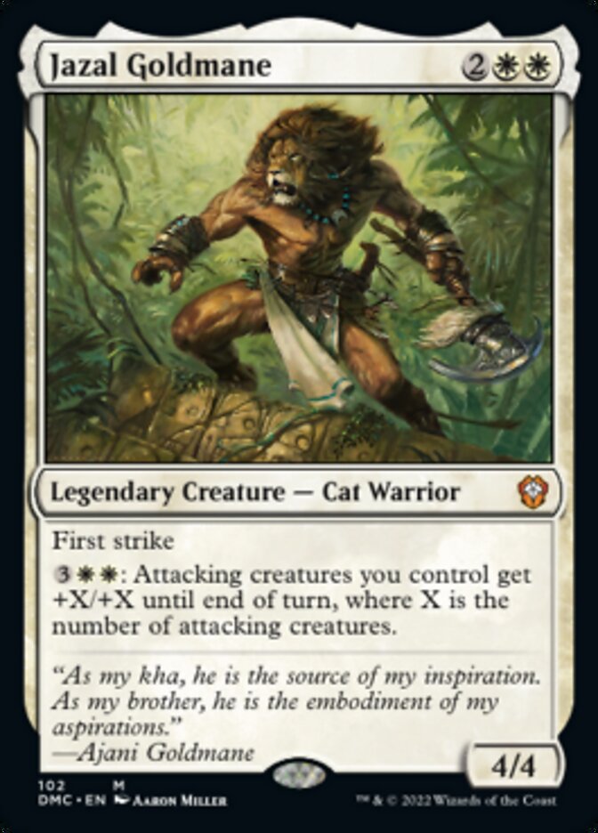 Jazal Goldmane [Dominaria United Commander] | Webway Games