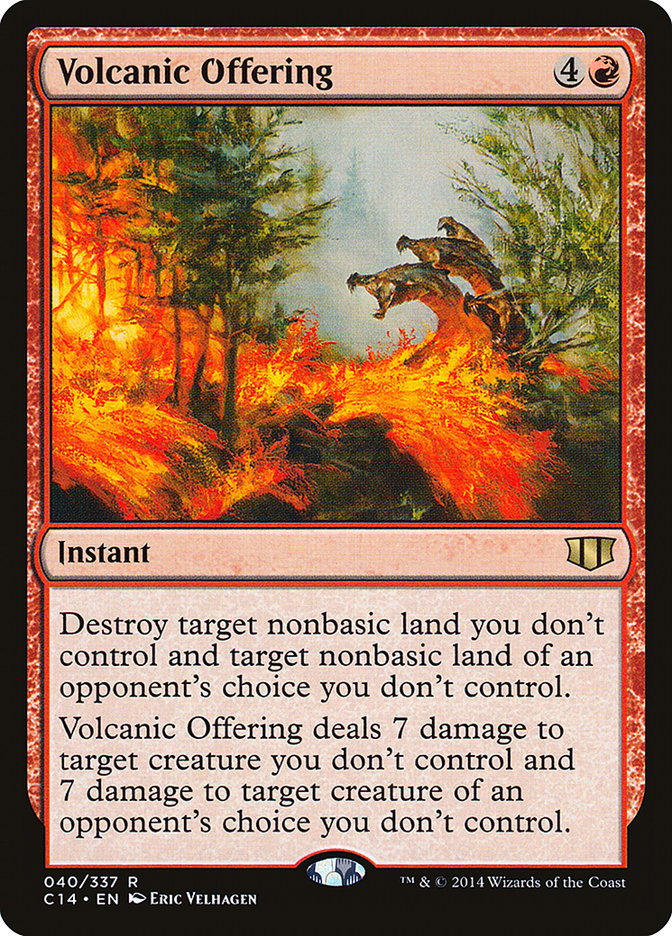 Volcanic Offering [Commander 2014] | Webway Games