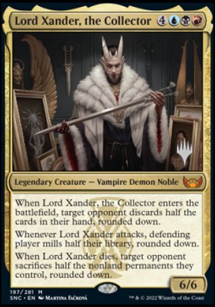 Lord Xander, the Collector (Promo Pack) [Streets of New Capenna Promos] | Webway Games