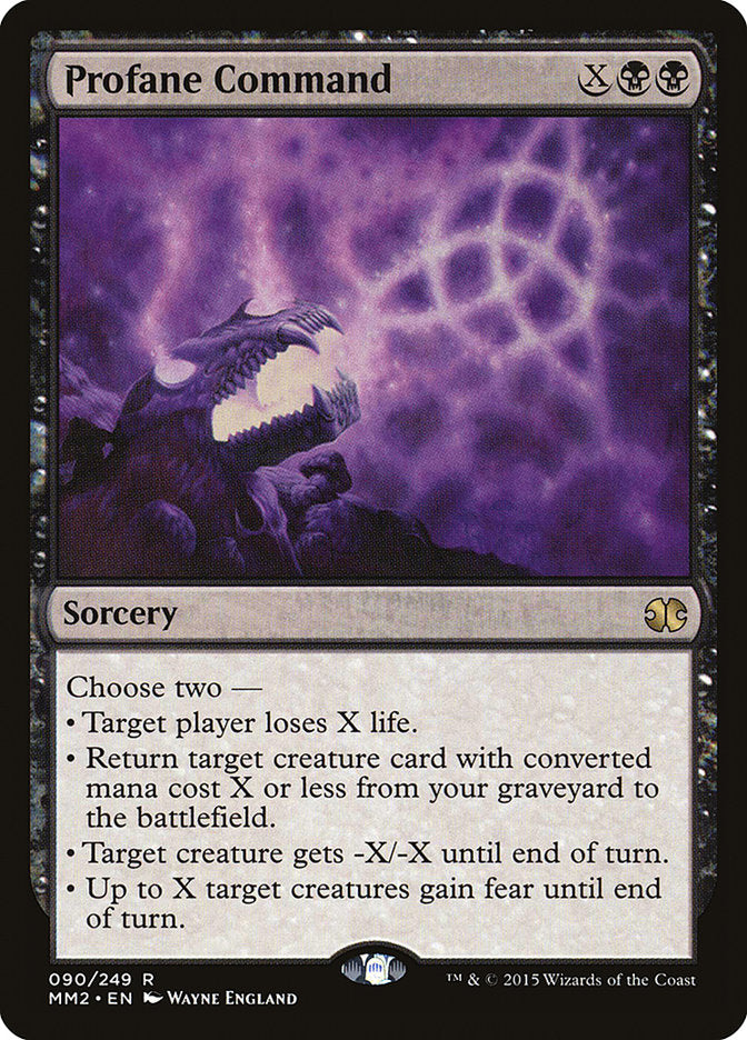 Profane Command [Modern Masters 2015] | Webway Games