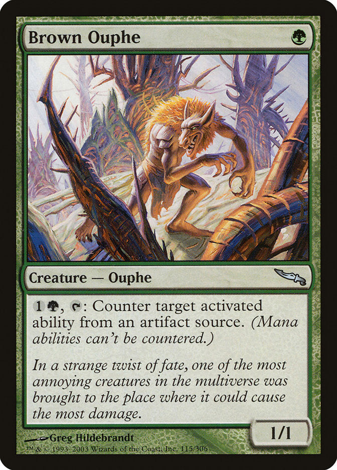 Brown Ouphe [Mirrodin] | Webway Games