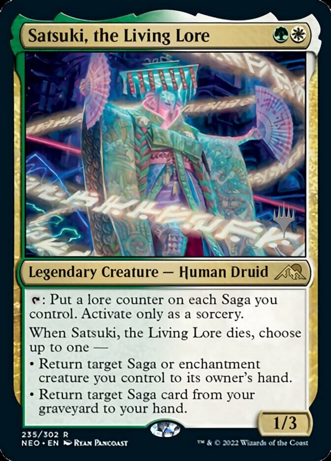 Satsuki, the Living Lore (Promo Pack) [Kamigawa: Neon Dynasty Promos] | Webway Games