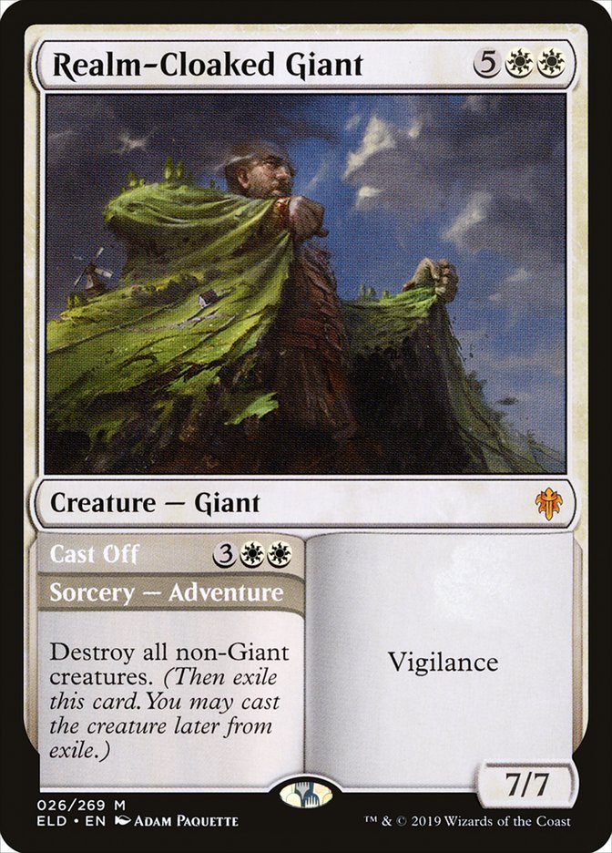 Realm-Cloaked Giant // Cast Off [Throne of Eldraine] | Webway Games
