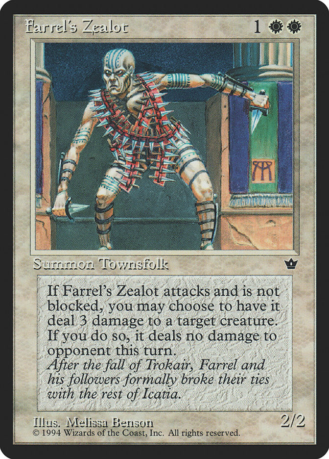 Farrel's Zealot (Melissa A. Benson) [Fallen Empires] | Webway Games