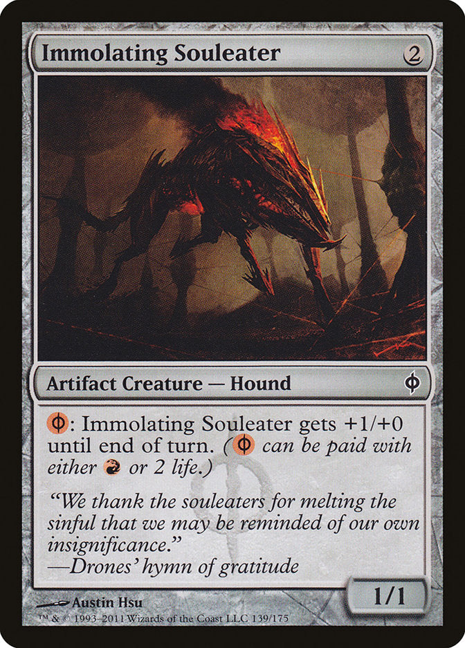Immolating Souleater [New Phyrexia] | Webway Games
