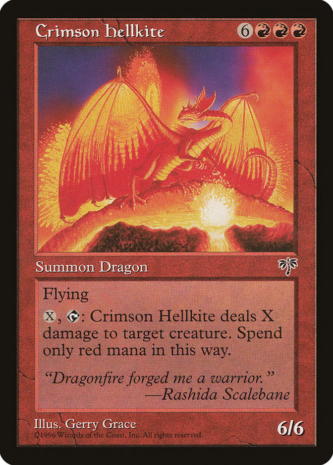 Crimson Hellkite [Mirage] | Webway Games