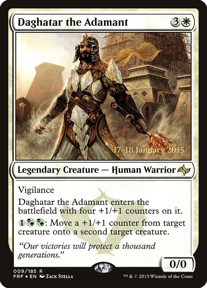 Daghatar the Adamant  (Prerelease) [Fate Reforged Prerelease Promos] | Webway Games
