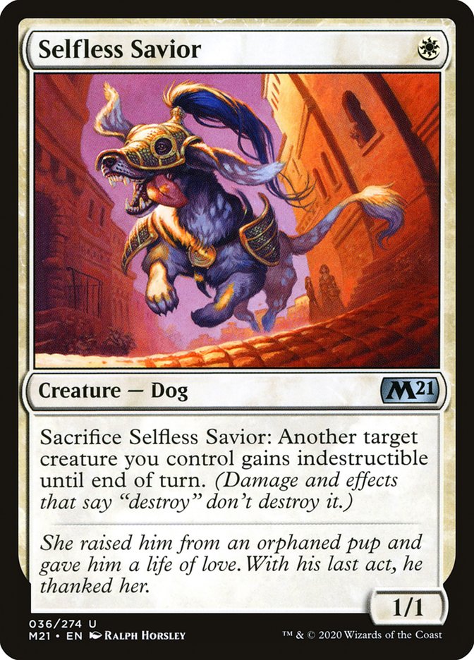 Selfless Savior [Core Set 2021] | Webway Games