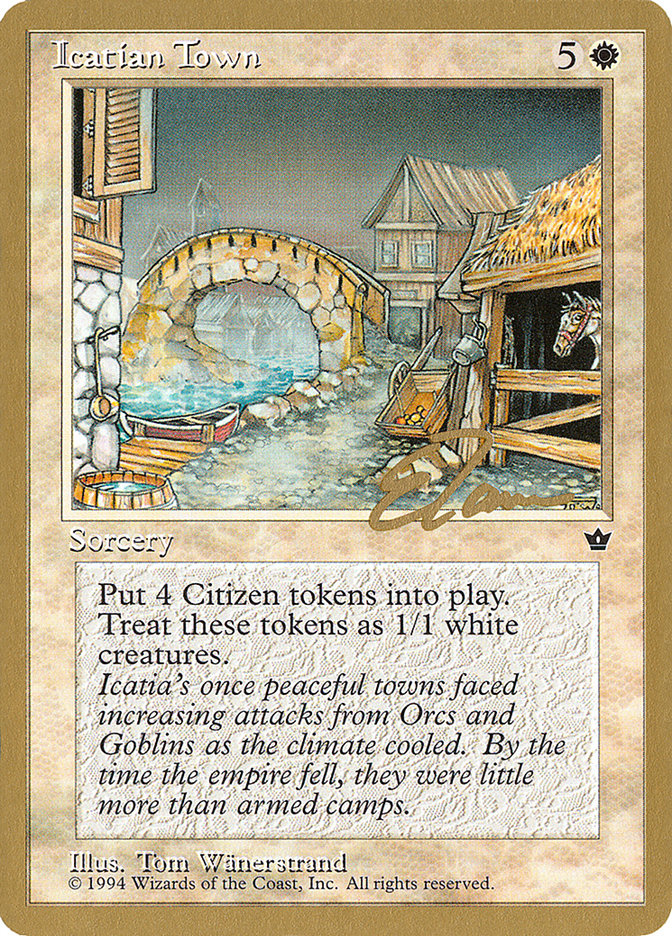 Icatian Town (Eric Tam) [Pro Tour Collector Set] | Webway Games