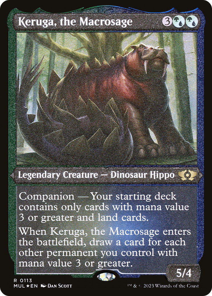 Keruga, the Macrosage (Foil Etched) [Multiverse Legends] | Webway Games