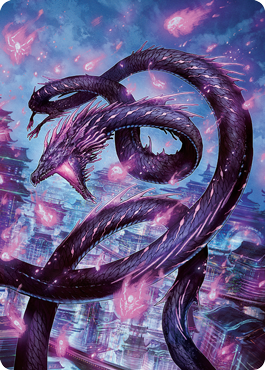 Junji, the Midnight Sky 2 Art Card [Kamigawa: Neon Dynasty Art Series] | Webway Games