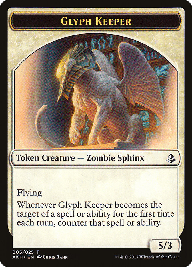 Glyph Keeper Token [Amonkhet Tokens] | Webway Games