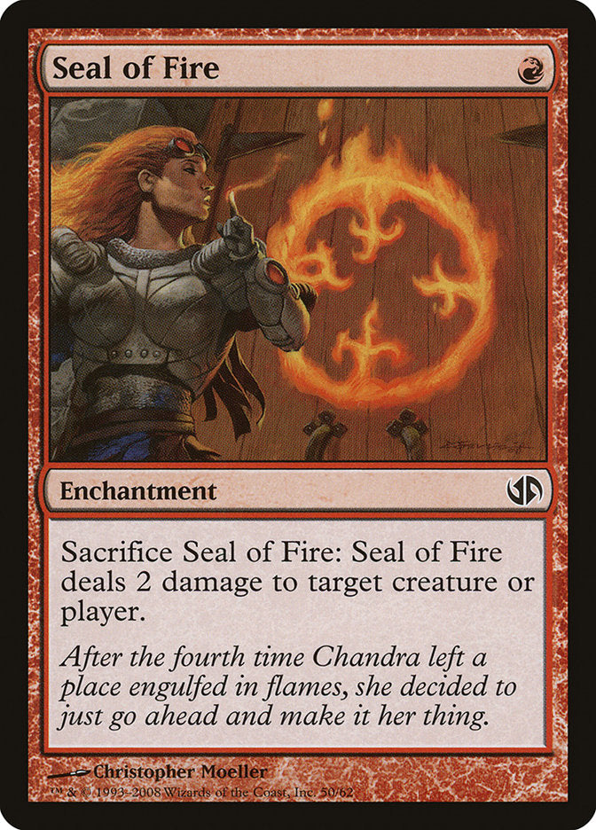 Seal of Fire [Duel Decks: Jace vs. Chandra] | Webway Games
