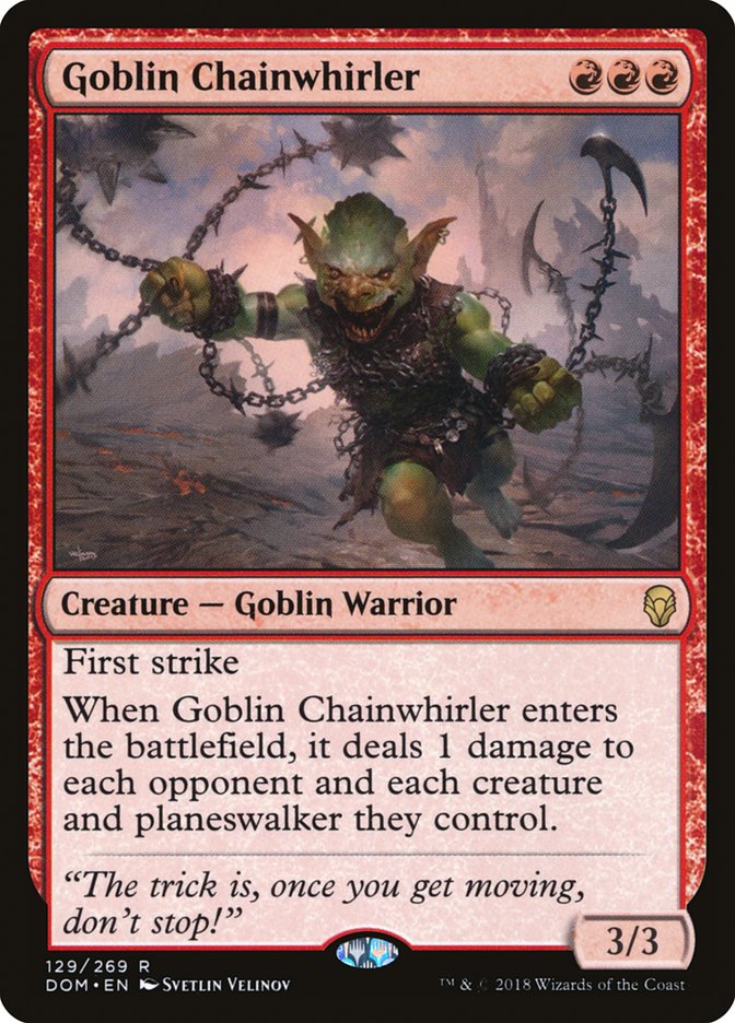 Goblin Chainwhirler [Dominaria] | Webway Games