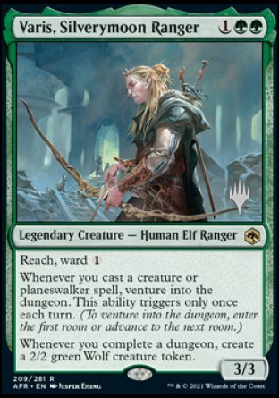 Varis, Silverymoon Ranger (Promo Pack) [Dungeons & Dragons: Adventures in the Forgotten Realms Promos] | Webway Games