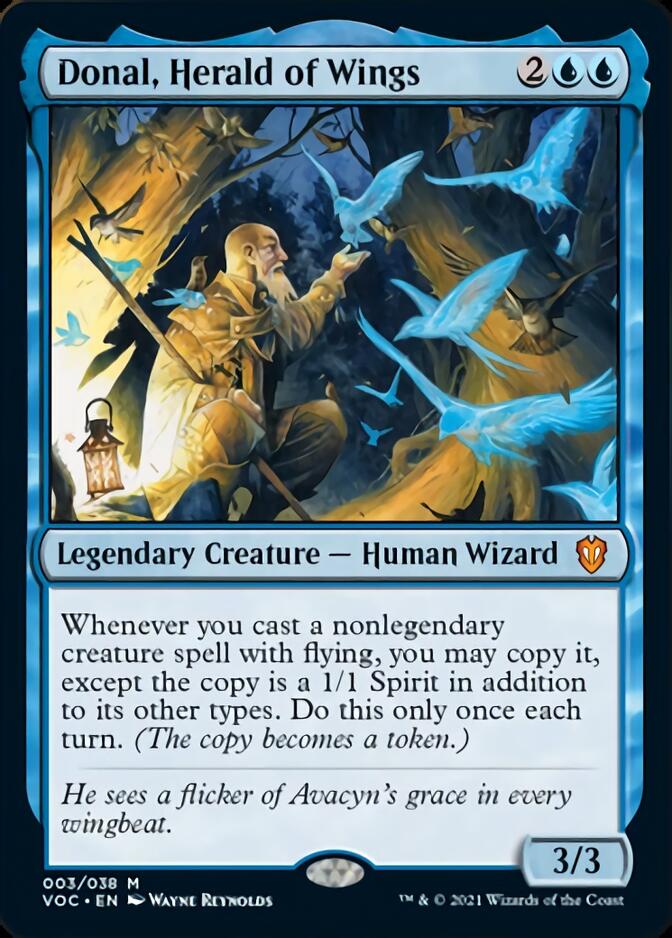 Donal, Herald of Wings [Innistrad: Crimson Vow Commander] | Webway Games