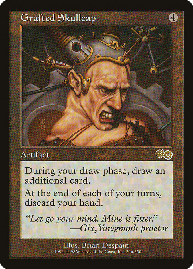 Grafted Skullcap [Urza's Saga] | Webway Games